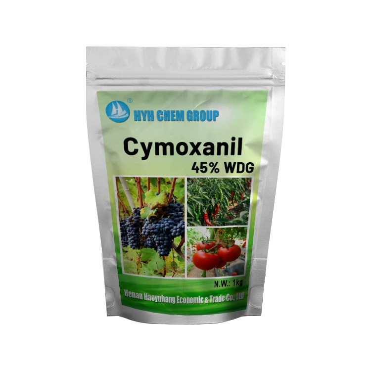 Agricultural Fungicide Cymoxanil 94%TC 96%TC 97%TC 98%TC 45%WDG 50%WDG 60%WDG CAS 57966-95-7 high quality