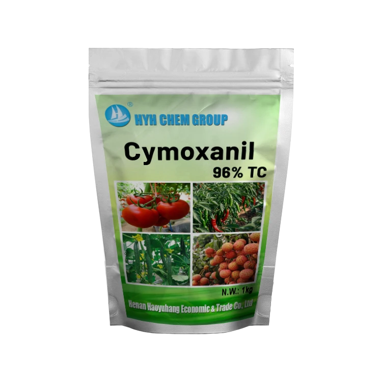 Agricultural Fungicide Cymoxanil 94%TC 96%TC 97%TC 98%TC 45%WDG 50%WDG 60%WDG CAS 57966-95-7 factory